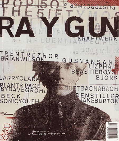 A David Carson design for Ray Gun magazine.